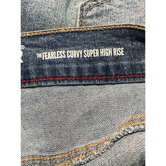 Wallflower Fearless Curvy Super High Rise Jeans Size 24W - Picture 8 of 10